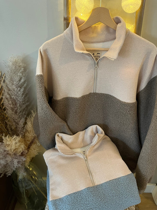 SWEAT COL Mixte